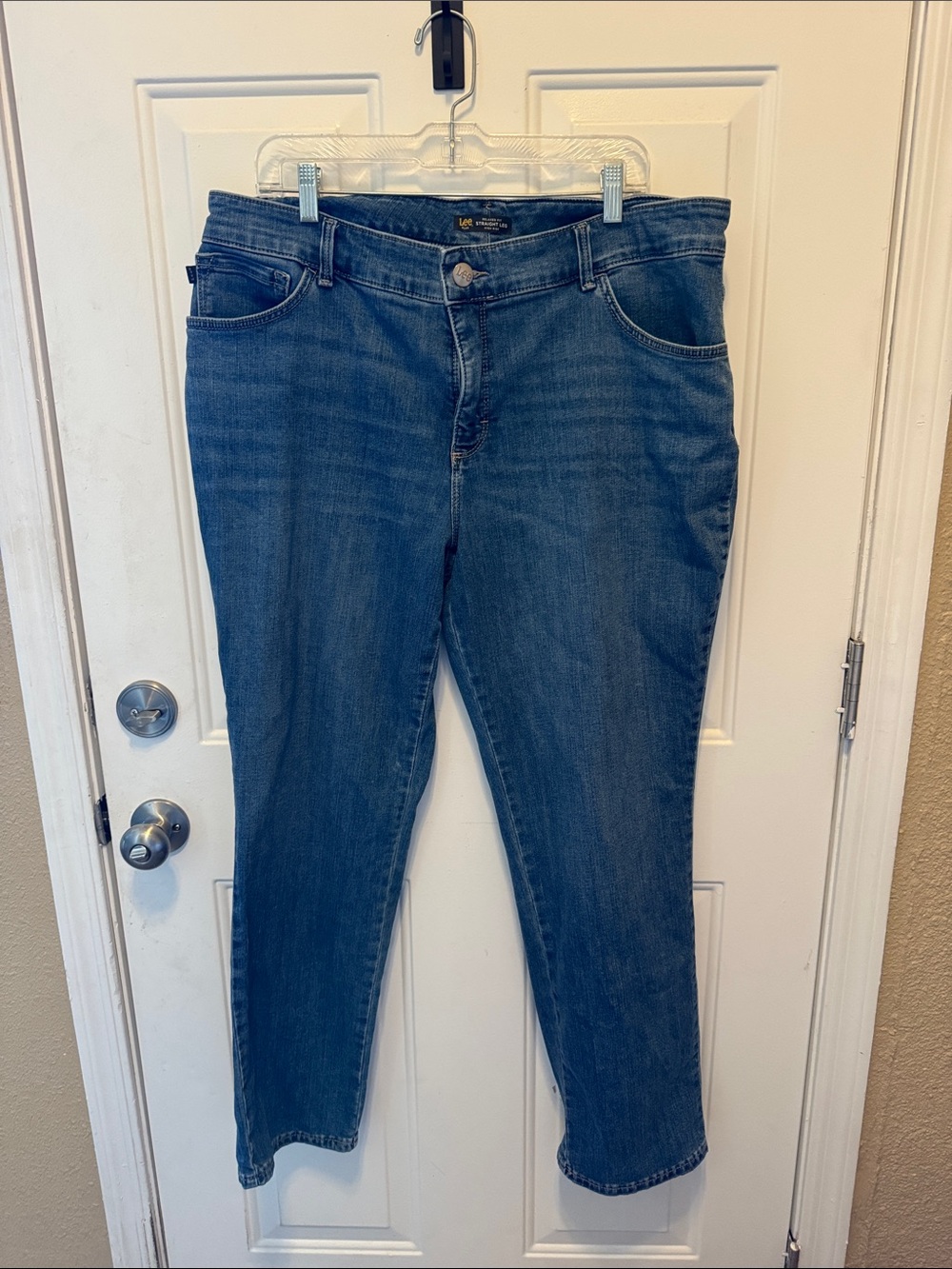 Lee Dark Blue Straight Leg Women’s Jeans